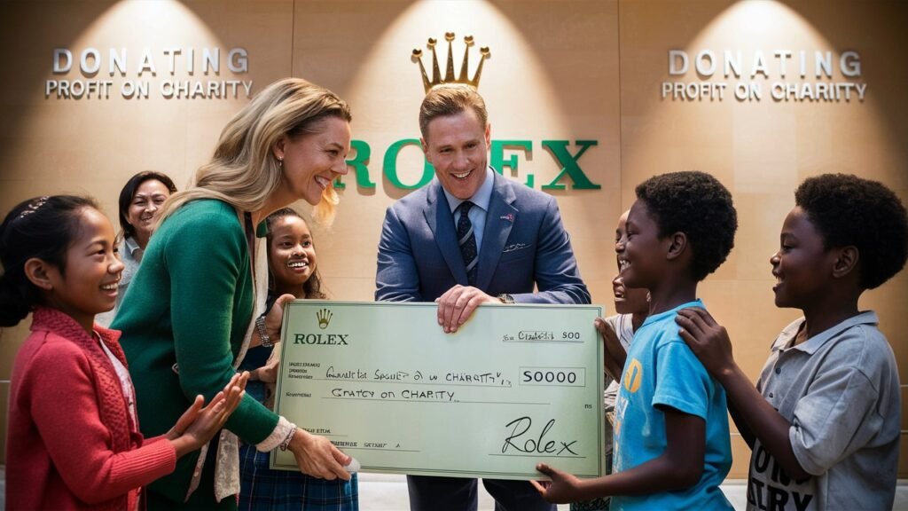 Rolex's donations